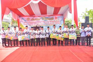 Peringatan Hari Guru Nasional dan HUT Ke-78 PGRI, Berikut Disampaikan Pj Bupati Kampar